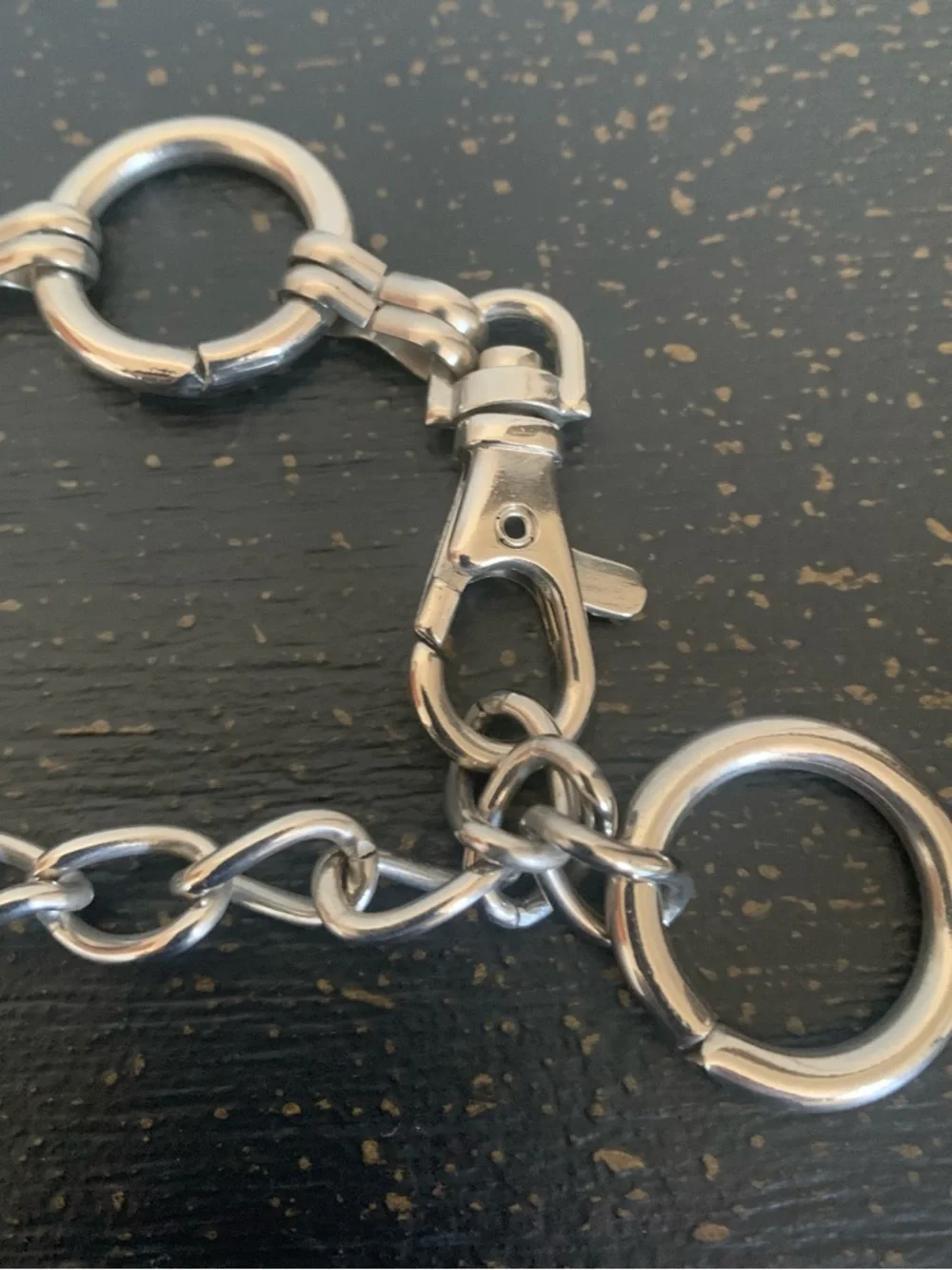 Vintage Silver  Circle Link Belt - Women